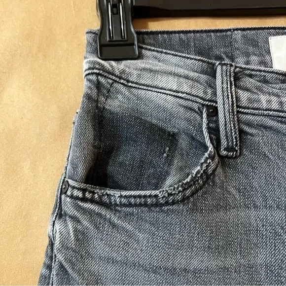 Mother Superior The Tomcat Ankle Jeans Hitting The Pavement Straight Leg Size 24