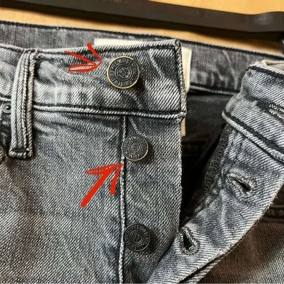 Mother Superior The Tomcat Ankle Jeans Hitting The Pavement Straight Leg Size 24