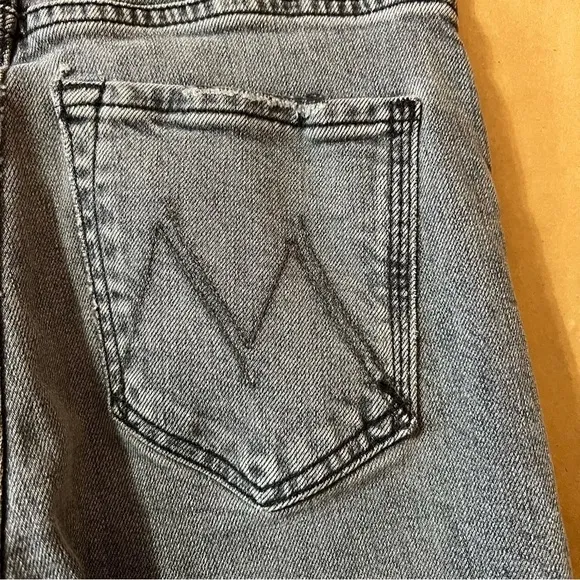 Mother Superior The Tomcat Ankle Jeans Hitting The Pavement Straight Leg Size 24