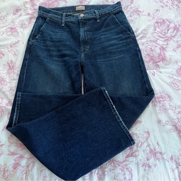 MOTHER The Dodger Prep Wide Leg Ankle Yee Haw Jeans 27
