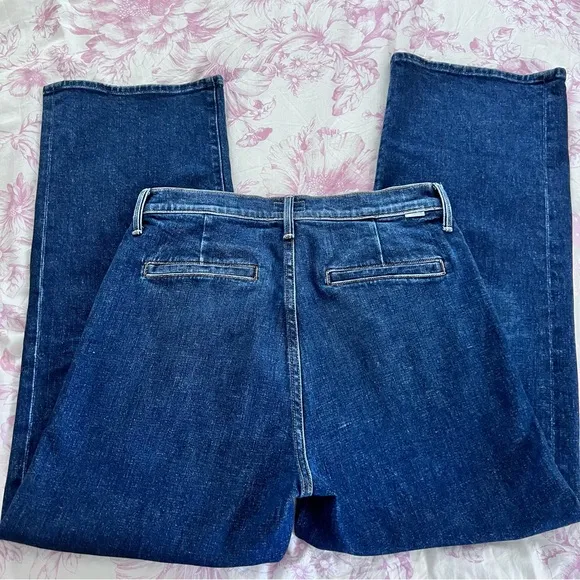 MOTHER The Dodger Prep Wide Leg Ankle Yee Haw Jeans 27