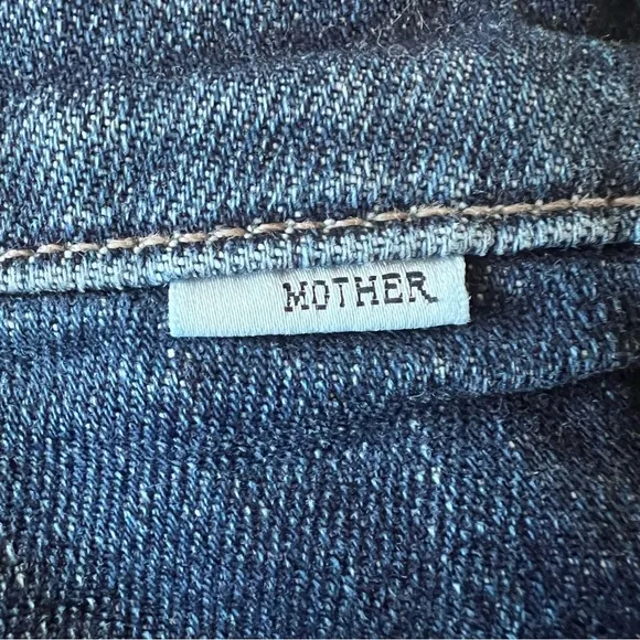 MOTHER The Dodger Prep Wide Leg Ankle Yee Haw Jeans 27