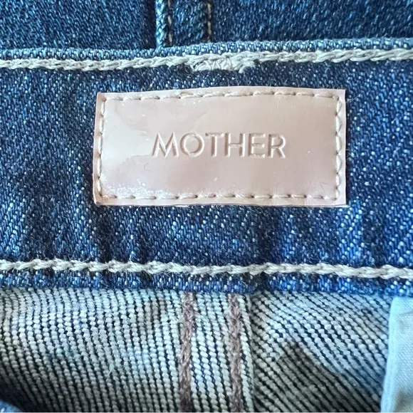 MOTHER The Dodger Prep Wide Leg Ankle Yee Haw Jeans 27
