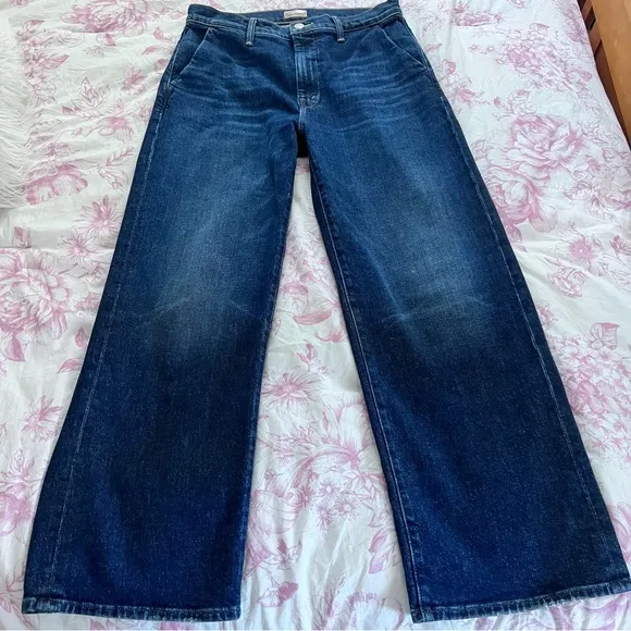 MOTHER The Dodger Prep Wide Leg Ankle Yee Haw Jeans 27