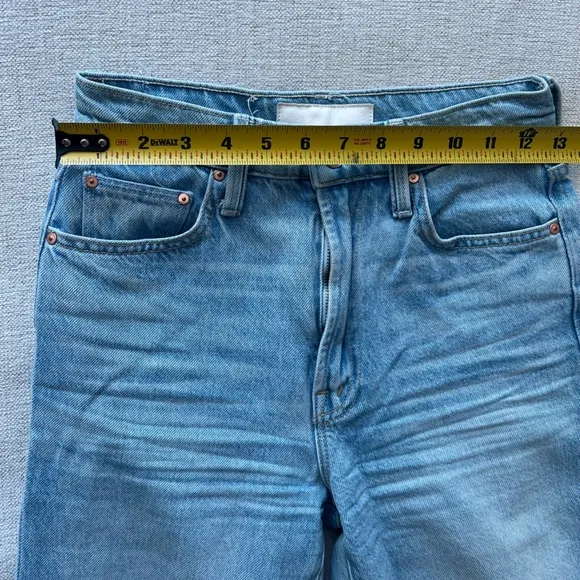 MOTHER The Rambler Zip Ankle Fray Jeans
