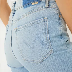MOTHER The Rambler Zip Ankle Fray Jeans