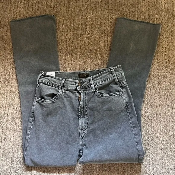 MOTHER Women’s The Hustler Ankle Fray - Chalk it up- size 26