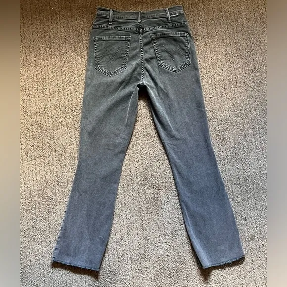 MOTHER Women’s The Hustler Ankle Fray - Chalk it up- size 26
