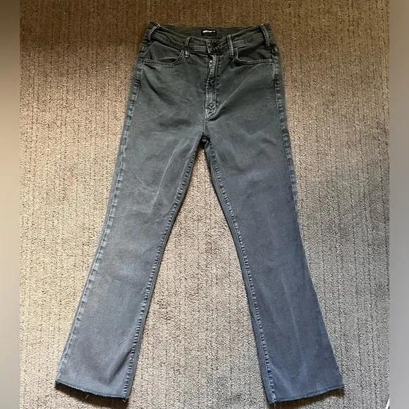 MOTHER Women’s The Hustler Ankle Fray - Chalk it up- size 26