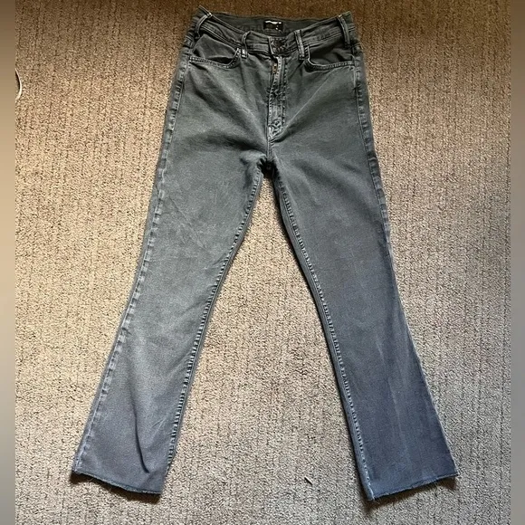 MOTHER Women’s The Hustler Ankle Fray - Chalk it up- size 26