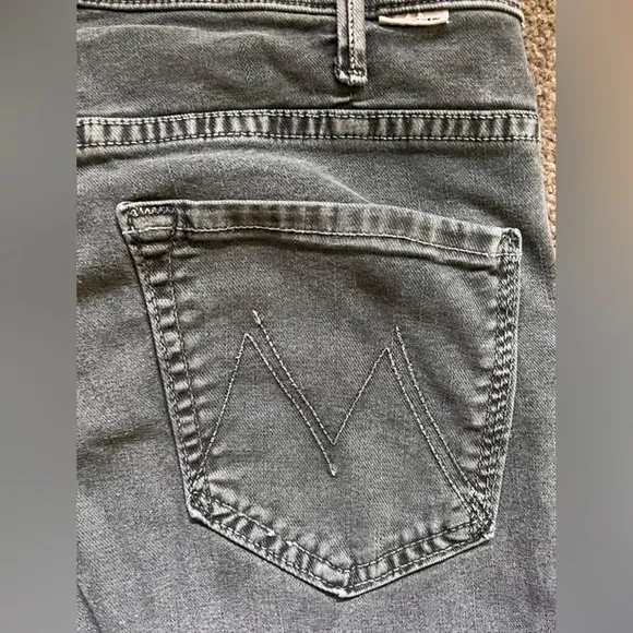 MOTHER Women’s The Hustler Ankle Fray - Chalk it up- size 26