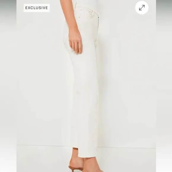 MOTHERExclusive Cream Puffs Rambler Zip Ankle