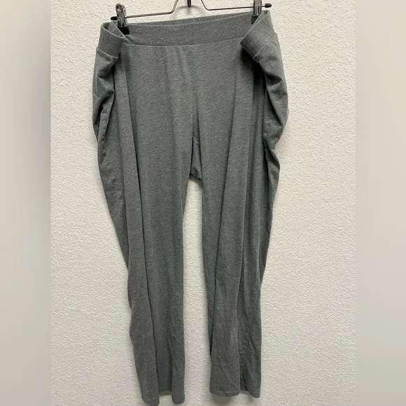 Motherhood Maternity Lot Gray Knit Lounge Lace Trim Pants Gown Tank Robe XL