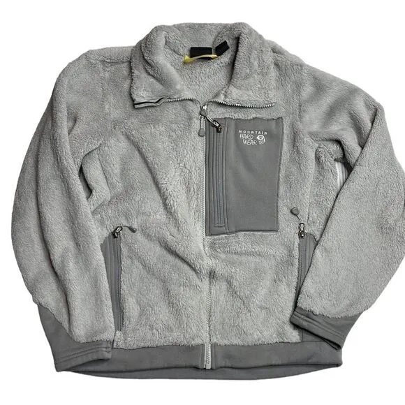 Mountain Hardware Monkey Women’s Gray Polartec Zip Up Fleece Medium