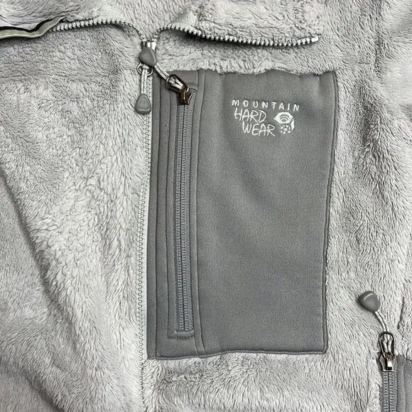 Mountain Hardware Monkey Women’s Gray Polartec Zip Up Fleece Medium