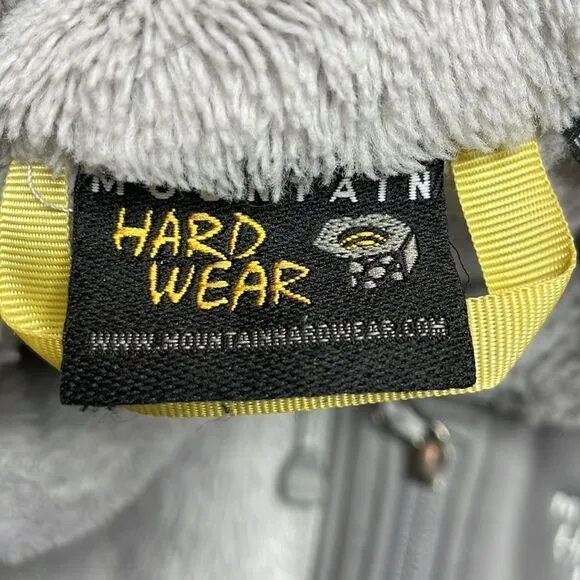 Mountain Hardware Monkey Women’s Gray Polartec Zip Up Fleece Medium
