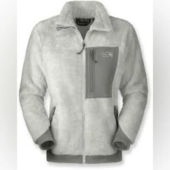Mountain Hardware Monkey Women’s Gray Polartec Zip Up Fleece Medium