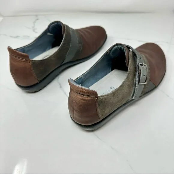 Naot Adjustable Buckle Flats- Size 9