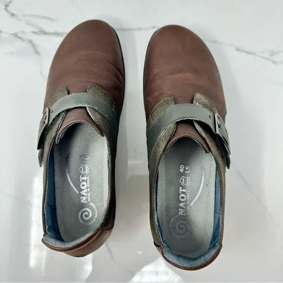 Naot Adjustable Buckle Flats- Size 9