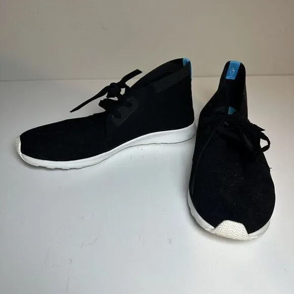 Native‎ Mens 8 / Womens 10 Black Gender Neutral High Top Sneakers