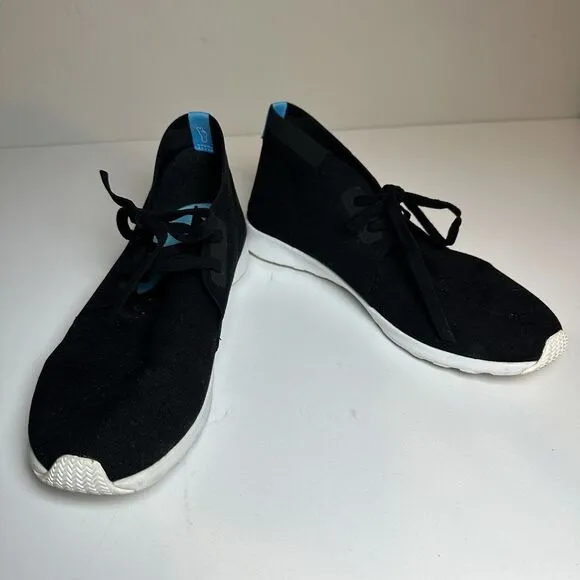 Native‎ Mens 8 / Womens 10 Black Gender Neutral High Top Sneakers