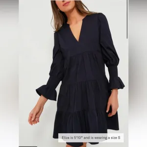 Navy Cotton Kenzo DressPOMANDER PLACE