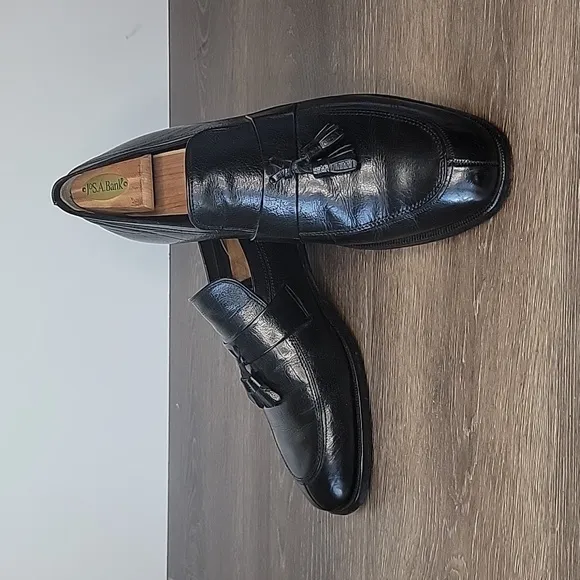 Nettleton Men's Black‎ Tassle Loafers Size 11D
