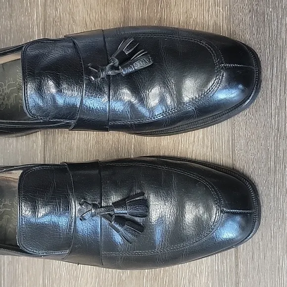 Nettleton Men's Black‎ Tassle Loafers Size 11D