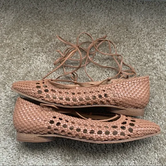 NEW $550 Michael Kors Kallie Leather Flats Size 6