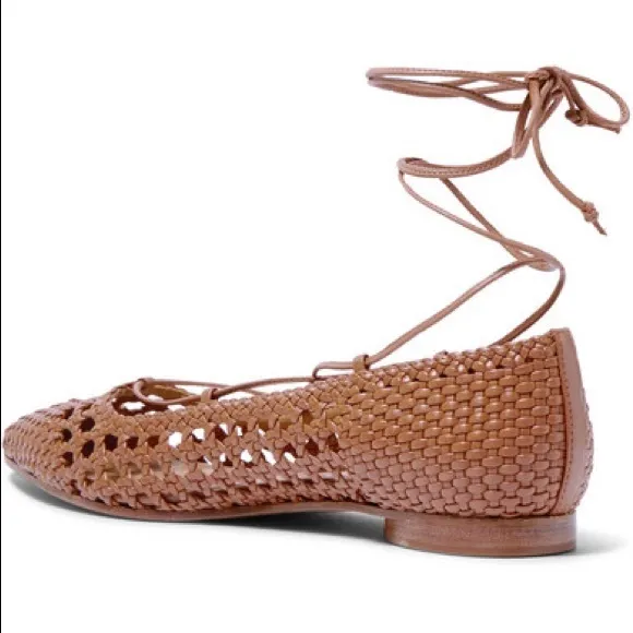 NEW $550 Michael Kors Kallie Leather Flats Size 6