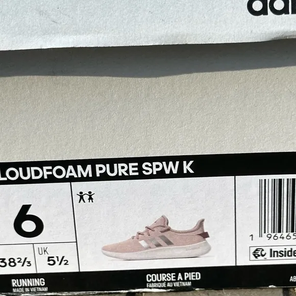 NEW Adidas Youth Pink Casual Athletic Sneaker Size Big Kid 6Y | fits Womens 7.5