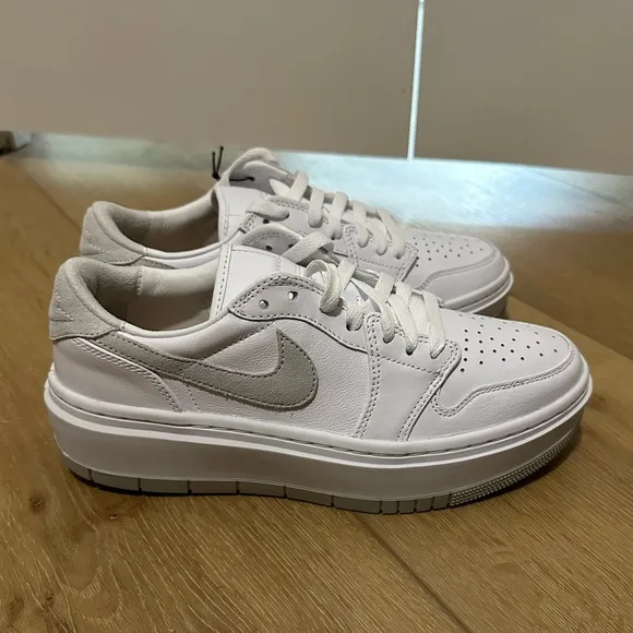 NEW - Air Jordan 1 Elevate Low &quot;White/Neutral Grey/White&quot; sneakers - 8.5