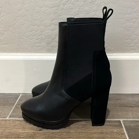 NEW All Saints Sahara Black Booties Size 37 / 7