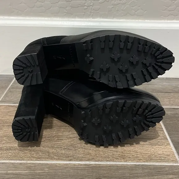 NEW All Saints Sahara Black Booties Size 37 / 7