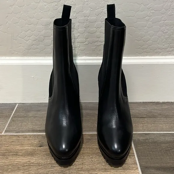 NEW All Saints Sahara Black Booties Size 37 / 7