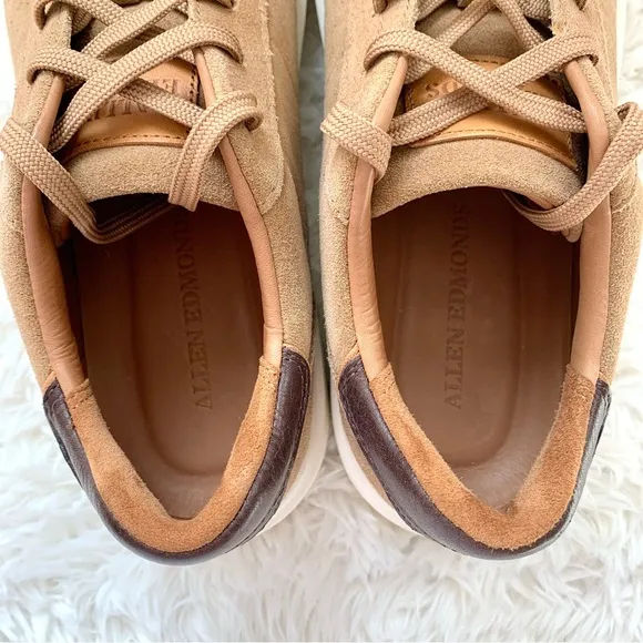 NEW Allen Edmonds Oliver Suede Sneaker NWOB