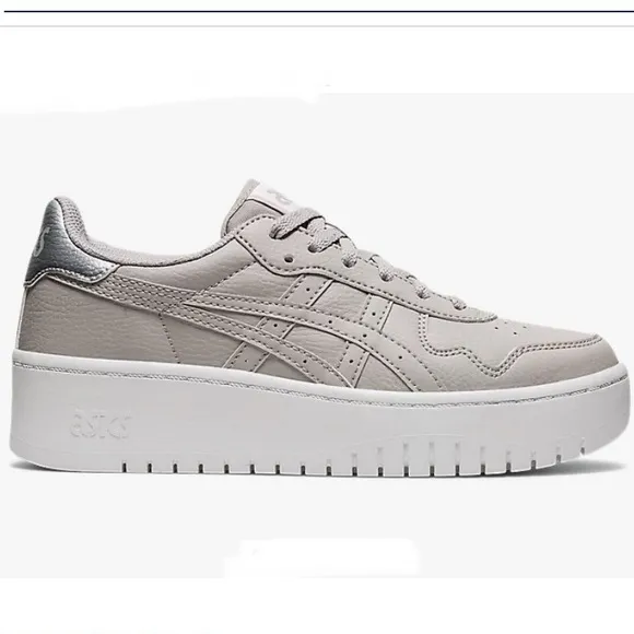 New ASICS Japan platform oyster grey sneakers size 11.5