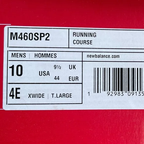 New Balance 460v2 Tech Ride Running Sneakers size 10 wide new in box