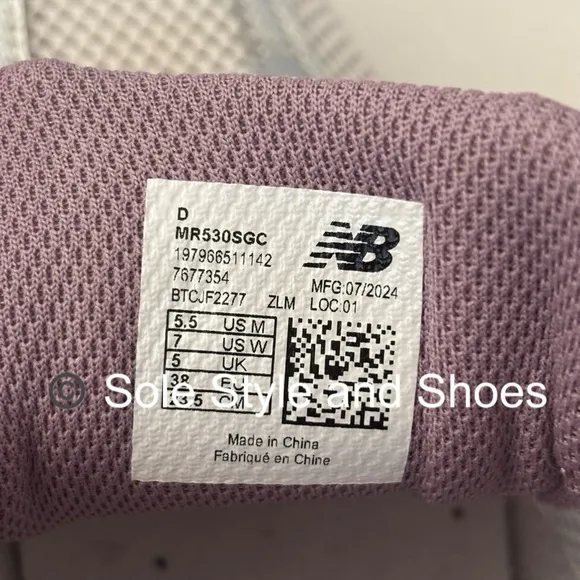 New Balance 530 Sneakers White Mid Century Pink 7