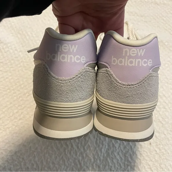 New Balance 574 V2 Essential Sneaker Granite Bright Lavender Quartz NEW 11.5