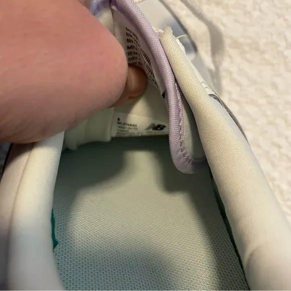 New Balance 574 V2 Essential Sneaker Granite Bright Lavender Quartz NEW 11.5