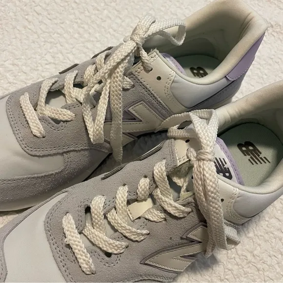 New Balance 574 V2 Essential Sneaker Granite Bright Lavender Quartz NEW 11.5