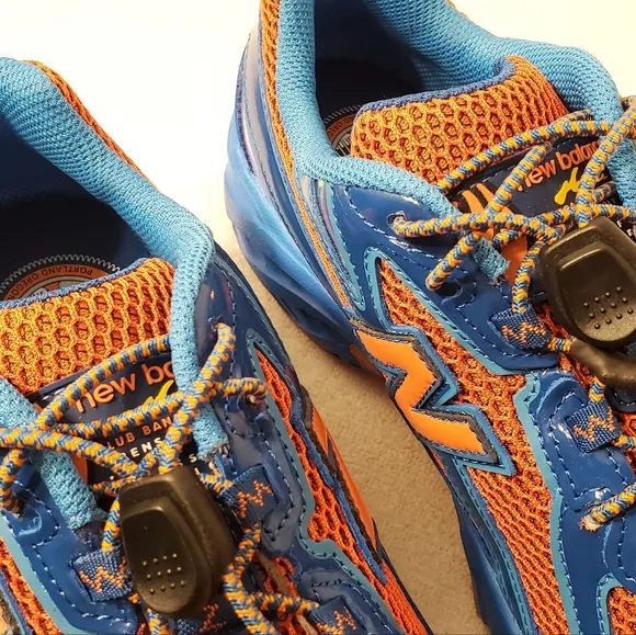 New Balance 740v2 Benson Tech Blue Orange Sneakers Lace Up Women's 8.5 Men's 7