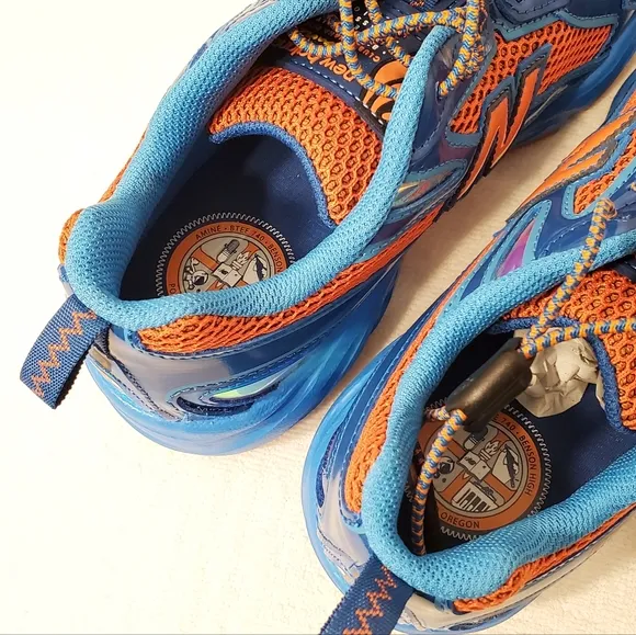 New Balance 740v2 Benson Tech Blue Orange Sneakers Lace Up Women's 8.5 Men's 7