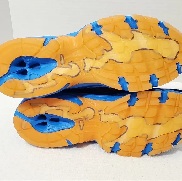 New Balance 740v2 Benson Tech Blue Orange Sneakers Lace Up Women's 8.5 Men's 7