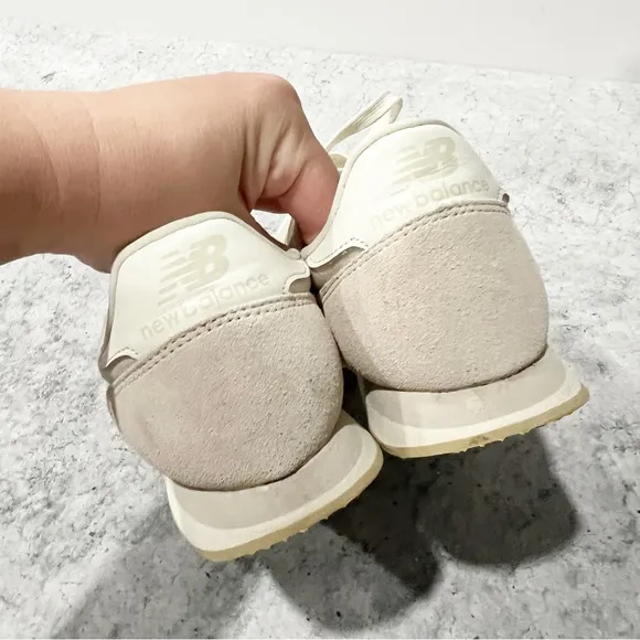 New Balance Fabric Sneakers Neutral Tan Size 9