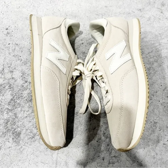 New Balance Fabric Sneakers Neutral Tan Size 9
