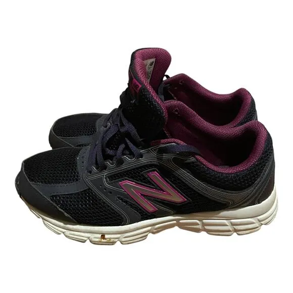 New balance women's 470 tech ride sneakers navy purple size 8
