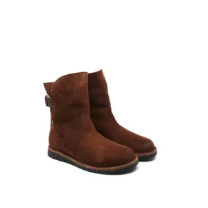 NEW BIRKENSTOCK upsalla shearling boots in espresso