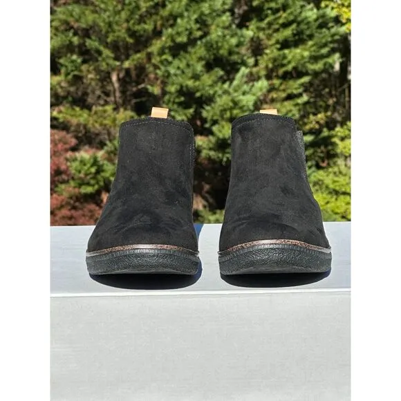 New Black Suede Womens Dr. Scholl's See Me Chelsea Casual Boot - Womens US 9
